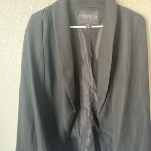 Forever 21 Plus size Cape Blazer